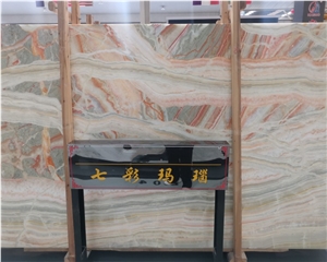 Popular Rainbow Multi Colored Onyx Slabs