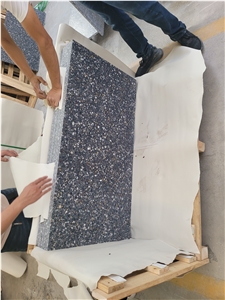 Dark Blue Terrazzo Tiles