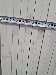Good Quality Calacatta White Quartz Big Slabs