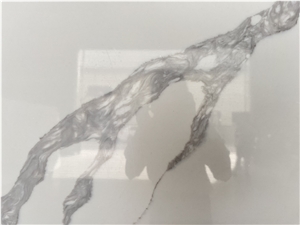 High Quality Calacatta White Quartz Slab