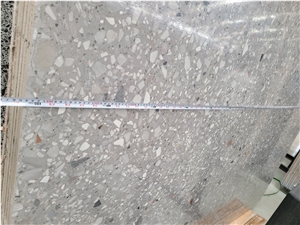 Hot Grey Terrazzo Slab