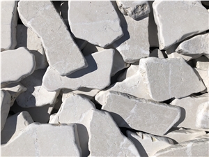 White Marble Washed- Tumbled Flagstone