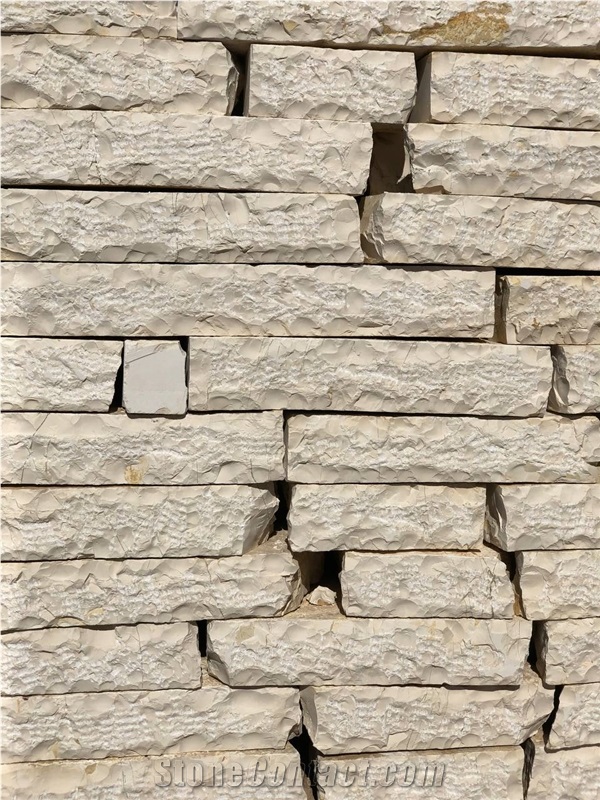 Yellow Hewn Caps, Masonry Building Stone