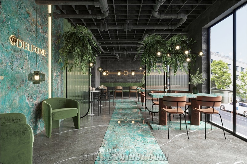 Porcelain Slabs Amazon Green 6MM