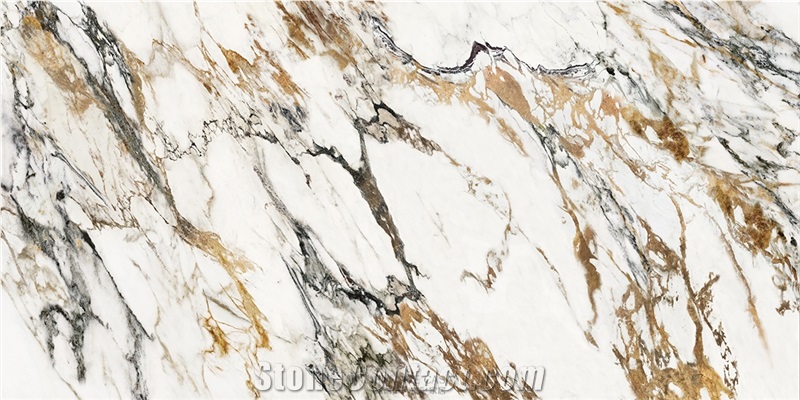Porcelain Slabs Gold White