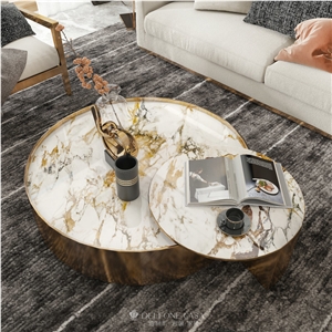 Porcelain Slabs Gold White