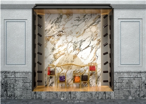 Porcelain Slabs Gold White