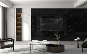 Porcelain Slabs Ink White