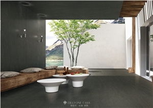 Porcelain Slabs Rock Black