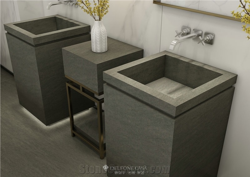 Porcelain Slabs Rock Black