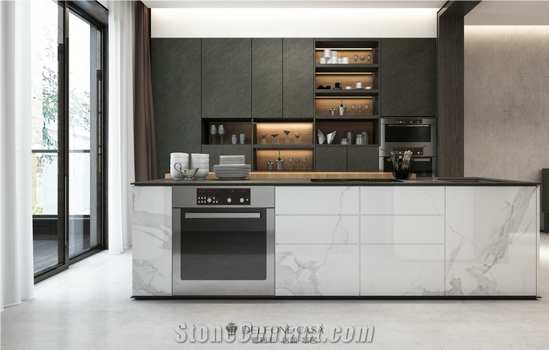 Porcelain Slabs Rock Black