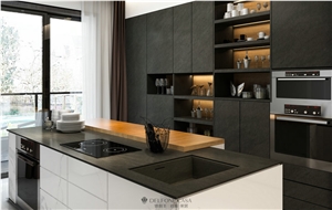 Porcelain Slabs Rock Black