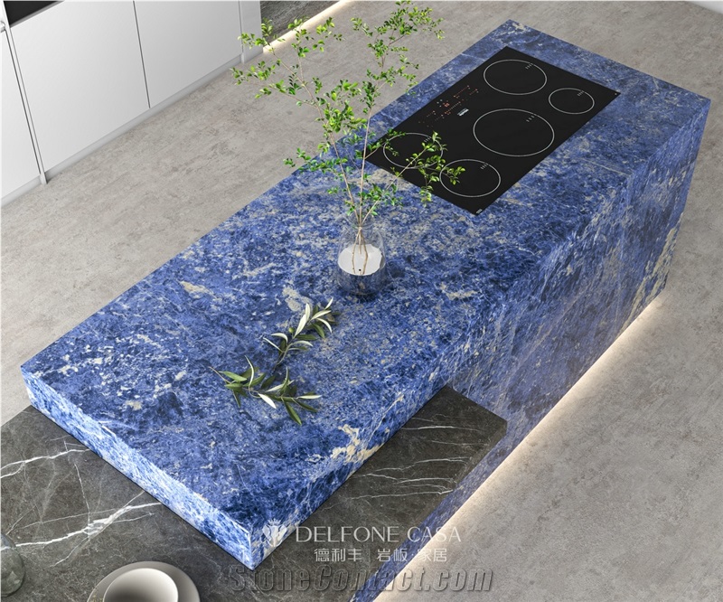 Porcelain Slabs Sodalite Blue