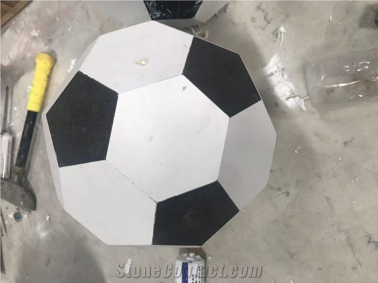 Sintered Stone Football And Waterjet Ball