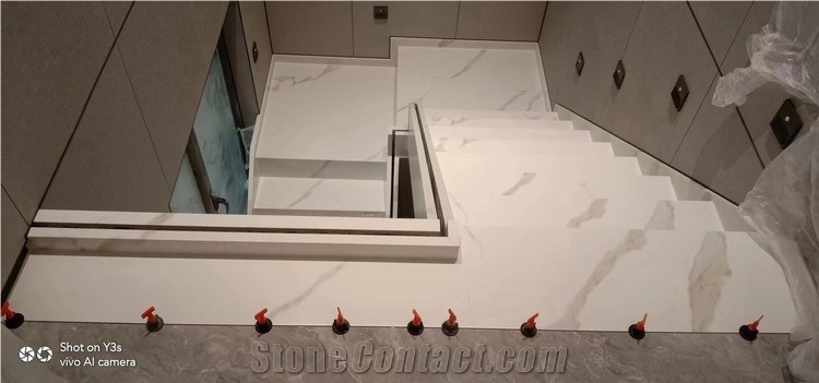 Sintered Stone Staircase Steps