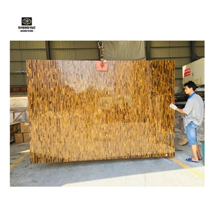 Yellow Tiger Eye Big Semiprecious Stone Slabs Wholesaler