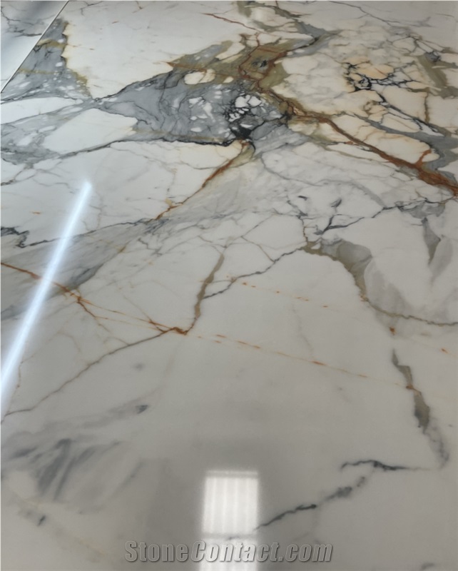 3D Print Calacatta Gold Artificial Marble Slab