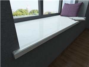 Ariston White Artificial Marble Window Sills