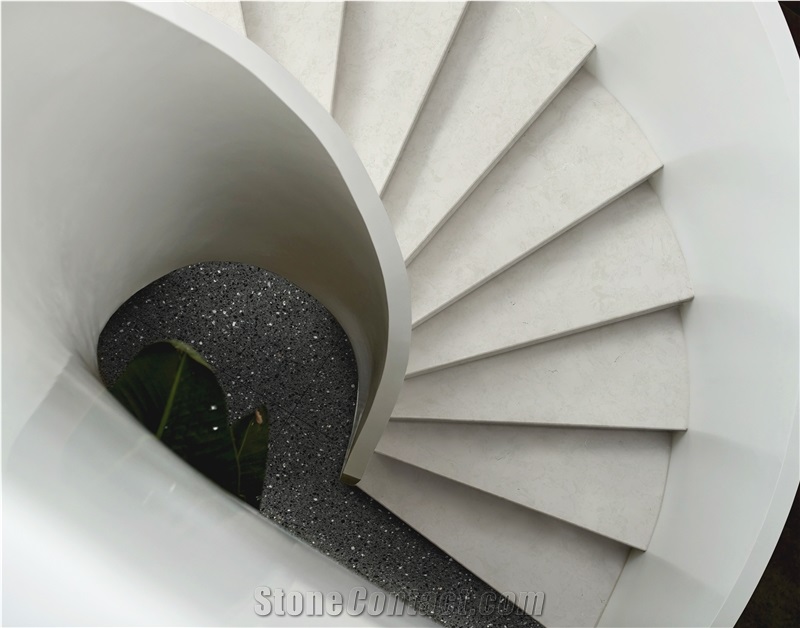 Artificial Grey Marble Stairs