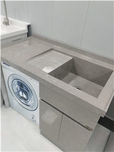Victoria Grey Highly Imitated Natural Marble Bath Top