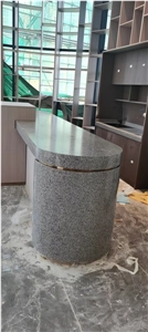 White And Black Cement Terrazzo Bar Tops
