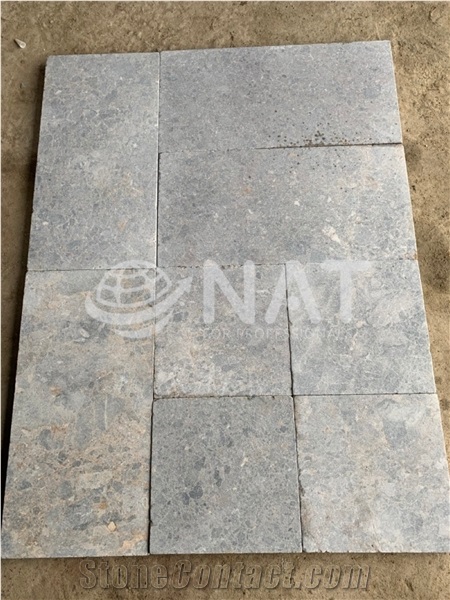 Vietnam Multicolor Grey Marble Tumbled Cubes For Paving