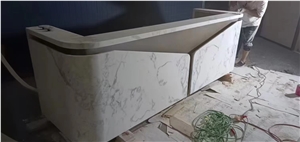 Calacatta White Marble Reception Tables