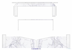Calacatta White Marble Reception Tables