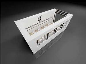 Calacatta White Marble Reception Tables