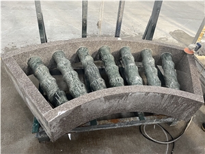 Green Marble Stone Balustrades
