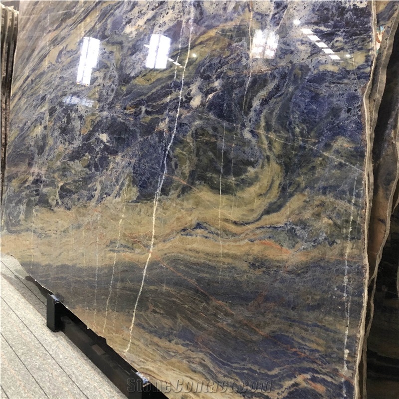 Blue Sodalite Honeycomb Panels