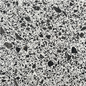 Customized Popular Design Cappuccino Grey Terrazzo Stone