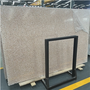 Factory Price Pink Terrazzo Stone Cement Floor Tile For Home