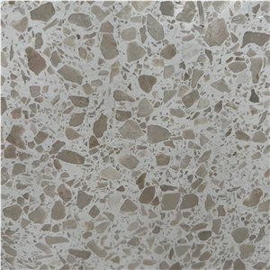 Good Price Beige Terrazzo Stone Slab For Home & Hotel Floor