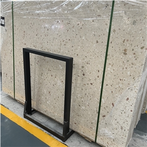 Wholesale Cheap Price New Design Royal Beige Terrazzo Stone