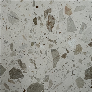 Wholesale Cheap Price New Design Royal Beige Terrazzo Stone