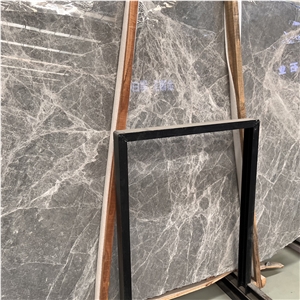 Good Price Light Color Hermes Grey Marble Slab For Home Wall