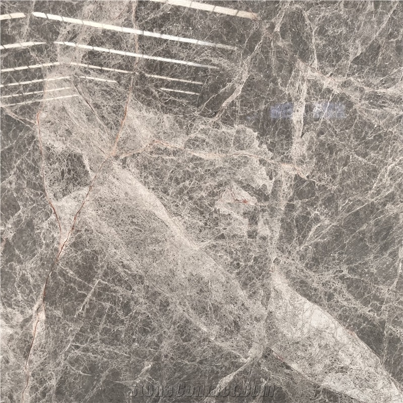 Good Price Light Color Hermes Grey Marble Slab For Home Wall