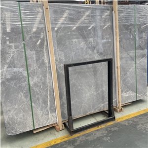 High Quality Polished Hermes Grey Marble Slab For Floor Tile High Quality Polished Hermes Grey Marble Slab For Floor Tile
