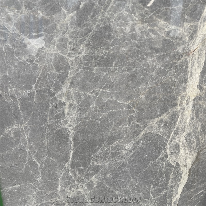 High Quality Polished Hermes Grey Marble Slab For Floor Tile
