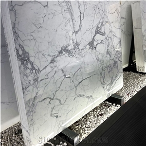 High Quality Statuario White Marble Slabs For Wall And Floor