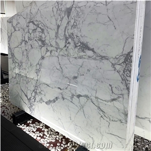 High Quality Statuario White Marble Slabs For Wall And Floor