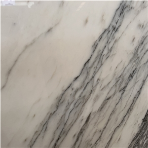Polished Italian Bianco Statuario Venato Snow White Marble