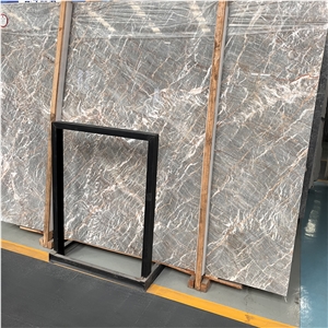 Polished Natural Fior Di Pesco Carnico Marble Floor Tiles