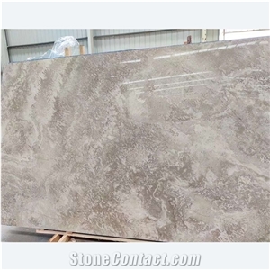 Wholesale Polished Light Grey Marble Slabs Project Material