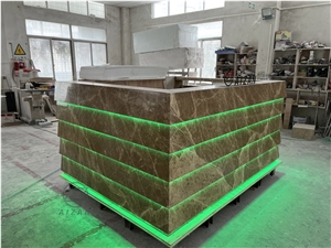 Custom Small Bar Counter Design