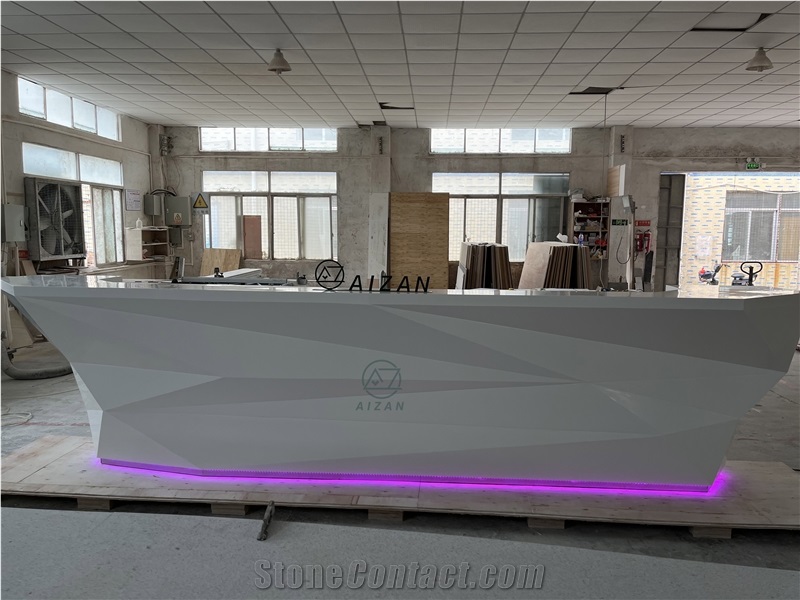 Solid Surface Top Bar Counter Restaurant Countertop