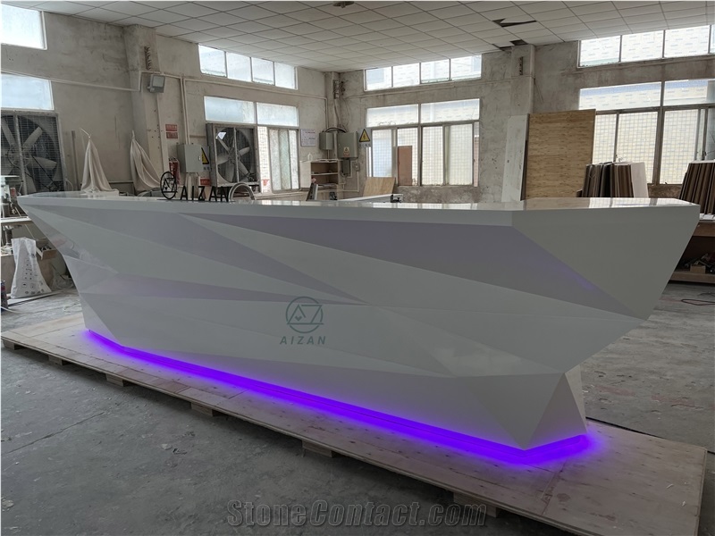 Solid Surface Top Bar Counter Restaurant Countertop