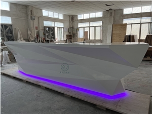 Solid Surface Top Bar Counter Restaurant Countertop