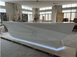 Solid Surface Top Bar Counter Restaurant Countertop